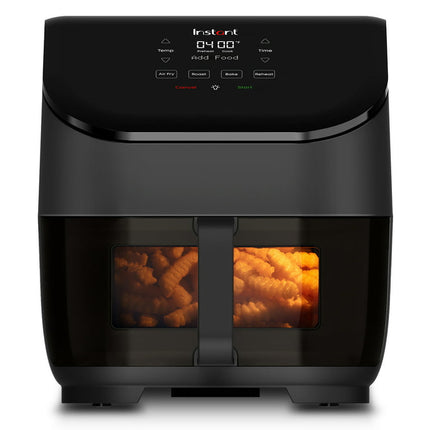 Instant Pot Vortex 5 Quart Single Basket 4-in-1 Air Fryer Oven with Clear Cook Window