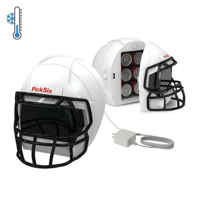 Ionchill PickSix Game Cooler, New Standard Door Portable Football Helmet Mini Fridge, 13.75in