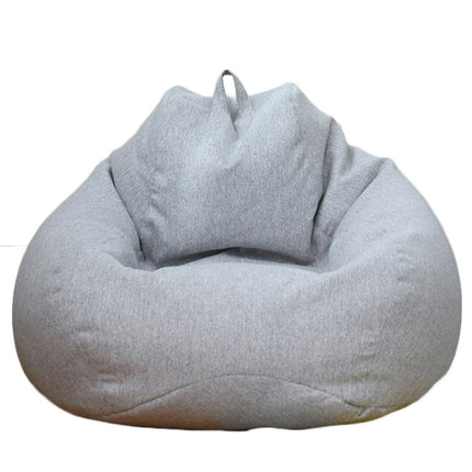 JANGSLNG Solid Color Cloth Lazy Lounger Bean Bag Sack Chair Sofa Dust Cover Decoration