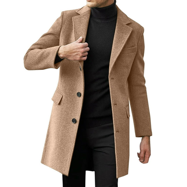 JDEFEG Big and Tall Winter Coats for Men Men Plus Size Winter Coat Lapel Collar Long Sleeve Padded Leather Jacket Vintage Thicken Coat Sheepskin Jacket Cowboy Coats Black Xl