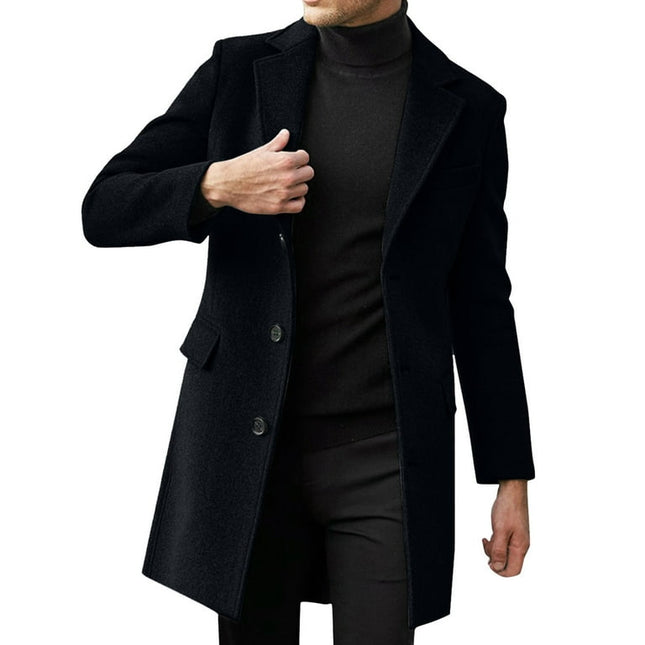 JDEFEG Big and Tall Winter Coats for Men Men Plus Size Winter Coat Lapel Collar Long Sleeve Padded Leather Jacket Vintage Thicken Coat Sheepskin Jacket Cowboy Coats Blue Xxxxl