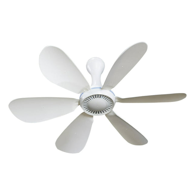 JeashCHAT Ceiling Fan Clearance, Mini Hanging Ceiling Fan with 6 Blades, USB Camping Tent Fans Silent Design, Suit for Outdoor Indoor Bedroom Office Hiking