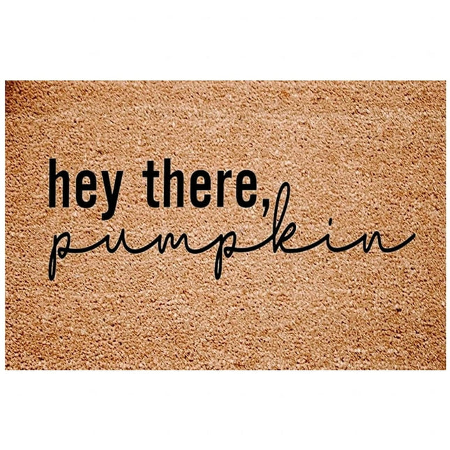 JeashCHAT Pumpkin Doormat Thanksgiving Halloween Welcome Mat for Front Door Front Porch, Fall Floor Mat, Indoor Outdoor Entrance Door Mat, Home Decor, 24 x 16 Inch