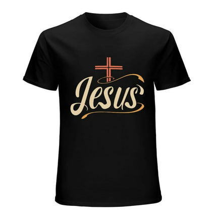 Jesus Cross Faith T-Shirt Men's Christian Religious Tee