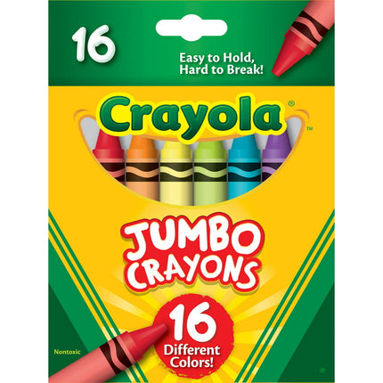 Jumbo Crayons, 16 Colors | Bundle of 5