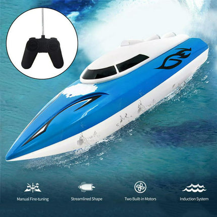 Kayannuo Christmas Clearance Toys inch 10 RC boat Radio Remote Control RTR Electric Dual Motor