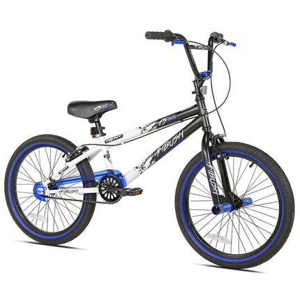 Kent Bicycles 20" Boy's Ambush BMX Child Bike, Black/Blue