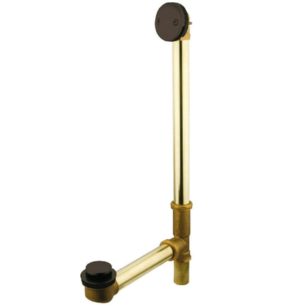 Kingston Brass DTT2185 23-Inch Tip-Toe Tub Waste and Overflow, 20 Gauge, Oil Rubbed Bronze
