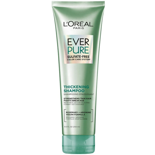 L'Oreal Paris EverStrong Thickening Sulfate Free Shampoo for Thin hair, 8.5 fl oz