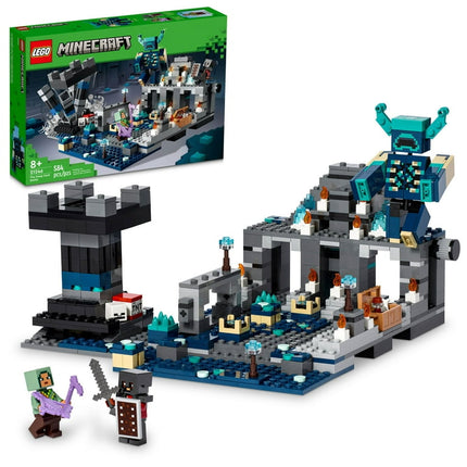 LEGO Minecraft The Deep Dark Battle Set, 21246 Biome Adventure Toy, Ancient City with Warden Figure, Exploding Tower & Treasure Chest, for Kids Ages 8 years old and up