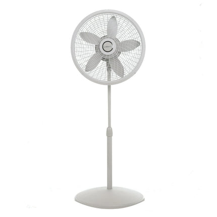Lasko 18" Adjustable Cyclone Pedestal Fan with 3 Speeds, S18902, Gray, 20" Long, New