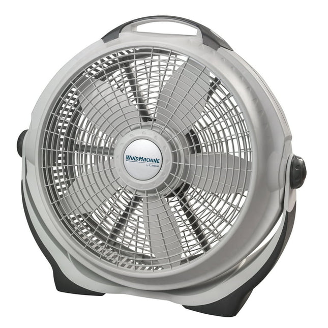 Lasko 20" Wind Machine 3- Speed Air Circulator Floor Fan, Gray, 23" High, A20301, New