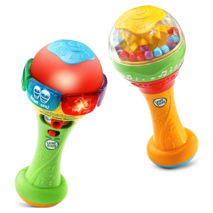 LeapFrog Learn and Groove Shakin' Colors Maracas, Bilingual Toy for Toddlers, 6-36 Months