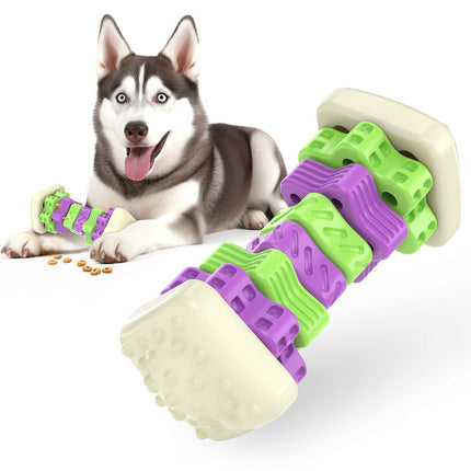 MASBRILL Interactive Dog Chew Toy – Brightly Colored Dog Enrichment Toy for Aggressive Chewers