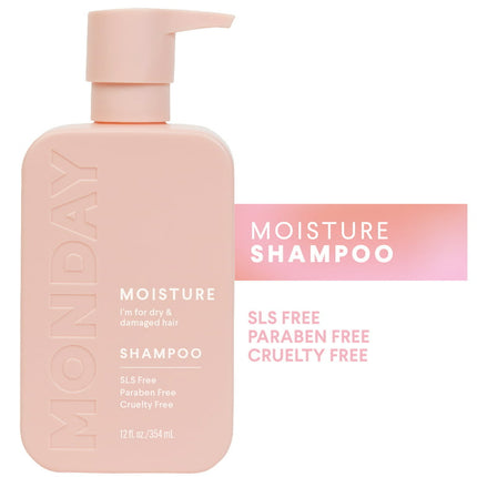 MONDAY Haircare MOISTURE Shampoo Sulfate- and Paraben-Free 354ml (12oz)