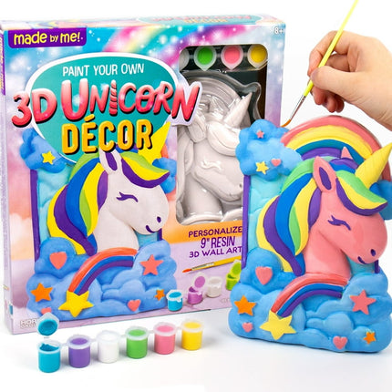 Made by Me Paint Your Own 3D Unicorn Décor, Boys and Girls, Child, Ages 8+