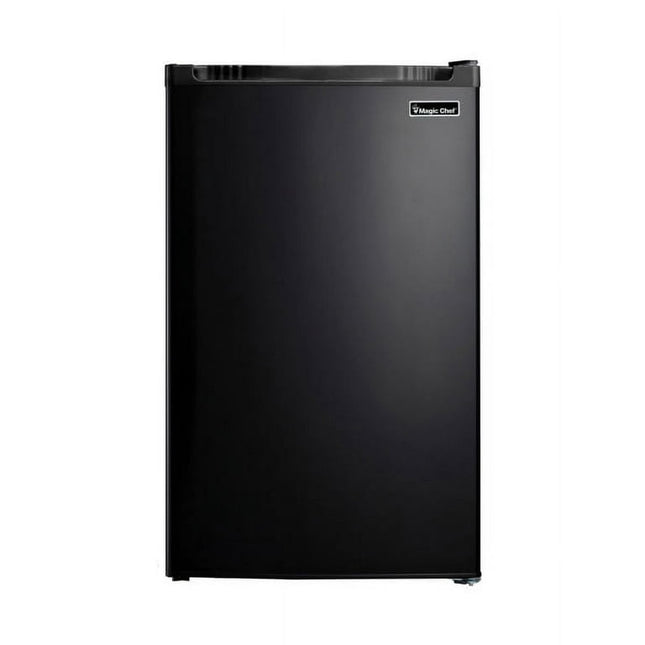 Magic Chef 19.5” 4.4 cu. ft. Portable Freestanding Mini Fridge with Freezer in Black