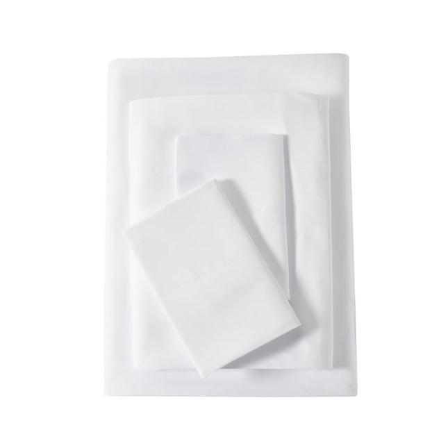 Mainstays Ultra Soft High Quality Microfiber Bed Sheet Set, King, Arctic White, 4 Piece