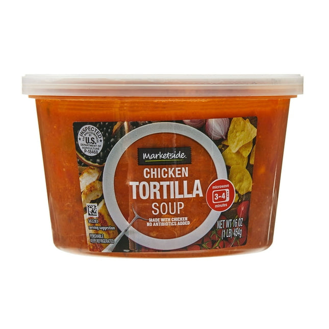 Marketside Chicken Tortilla Soup, Fresh Deli Soup, 16 oz