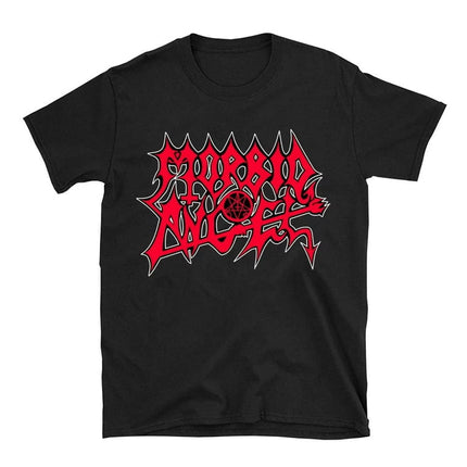 Men's Morbid Angel t Shirt Classic Logo Graphic Printing Shirts Top Black