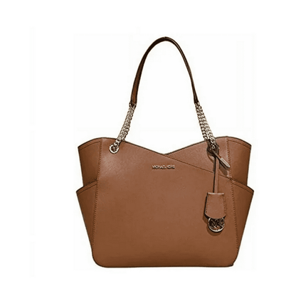 Michael Kors 35F1GTVT3L Jet Set Travel Large Chain Shoulder Bag, Tote Bag Leather Luggage, Female