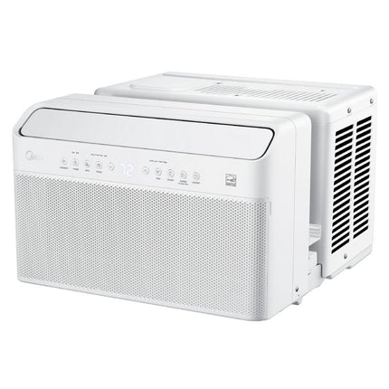 Midea 10,000 BTU Smart Inverter U-Shaped Window Air Conditioner, 35% Energy Savings, Extreme Quiet, MAW10V1QWT