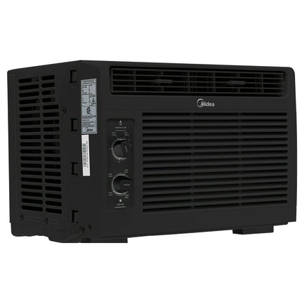 Midea 5,000 BTU 150 sq. ft. Mechanical Window Air Conditioner, Black, MAW05M1WBL