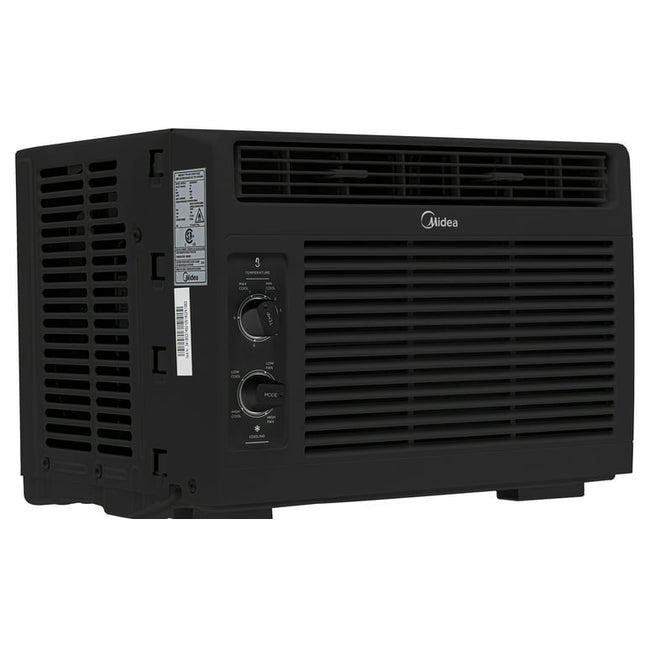 Midea 5,000 BTU 150 sq. ft. Mechanical Window Air Conditioner, Black, MAW05M1WBL
