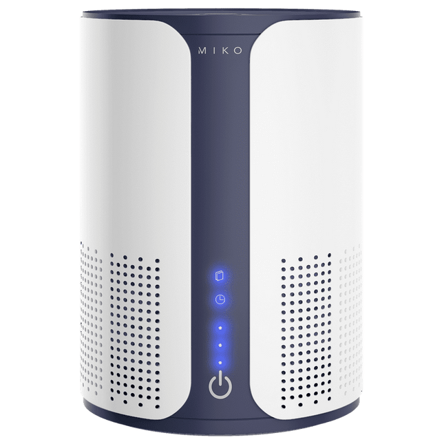 Miko Home Air Purifier with Multiple Speeds Timer True HEPA Filter to Safely Remove Dust, Pollen, Allergens, Odor - 400 Sqft Coverage