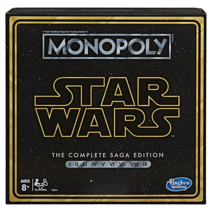 Monopoly Star Wars The Complete Saga Edition Board Game for Kids and Family Ages 8 and Up