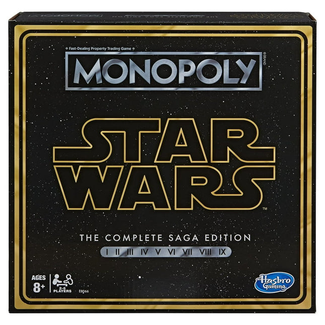 Monopoly Star Wars The Complete Saga Edition Board Game for Kids and Family Ages 8 and Up