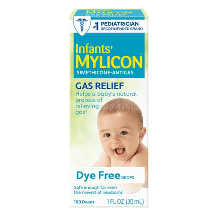 Mylicon Infants' Gas Relief Dye Free Drops, 1 fl oz
