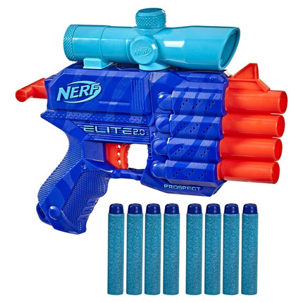 Nerf Elite 2.0 Prospect QS-4 Wild Edition Kids Toy Blaster with 8 Darts