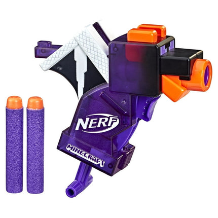 Nerf MicroShots Minecraft Ender Dragon Mini Kids Toy Blaster with 2 Darts