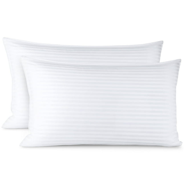 Nestl Bed Pillow, Pillows for Bed, Down Alternative Gel Cooling King Size Pillows 20" x 36", 2 Pack