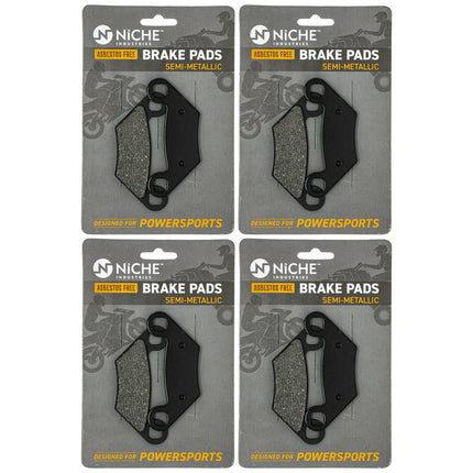 Niche Semi-Metallic Brake Pad Set for Polaris Sportsman 500 850 1911279 UTV 519-KPA2224D