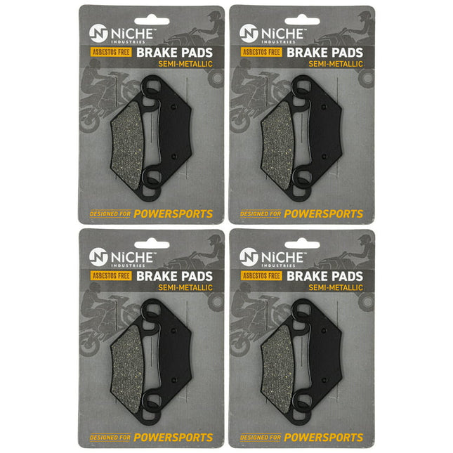 Niche Semi-Metallic Brake Pad Set for Polaris Sportsman 500 850 1911279 UTV 519-KPA2224D