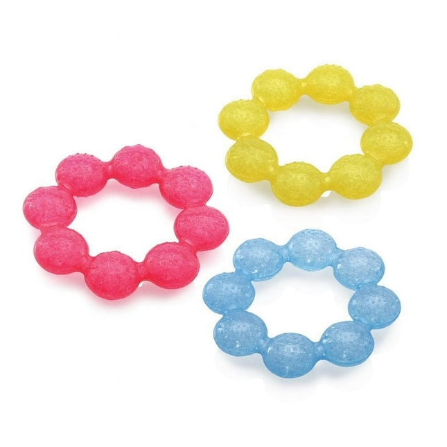 Nuby IcyBite Soother Ring Teether, Colors May Vary