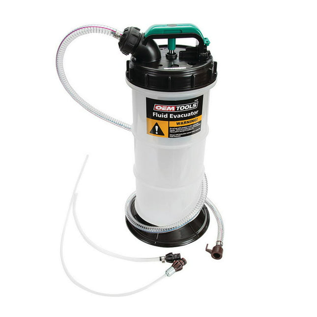 OEMTOOLS 24389 Manual Fluid Extractor - 1.4 Gallons (5.3L), Car and Boat Oil Change Extractor Pump, Coolant Evacuator, Transmission Vacuum Pump