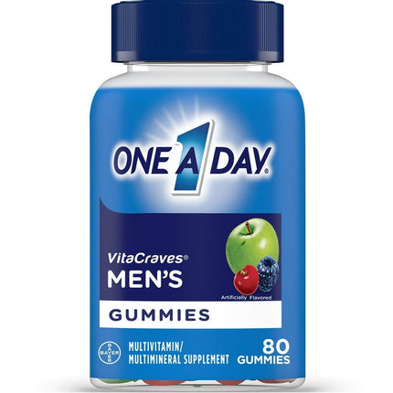 One A Day Men's Multivitamin Gummies, Multivitamins for Men, 80 Count