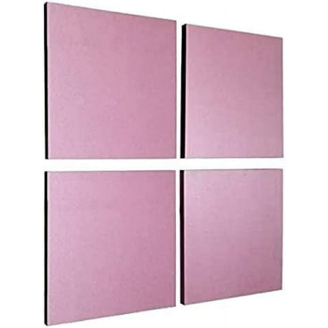 Owens Corning Pink Foam Insulation Board 1/2" Thick (4 Pieces-1sqft Each) Foamular Boards for Craft or Home Improvements Projects Such As Window, Wall, Ceiling Coverings. Packed by Eagle Electronics
