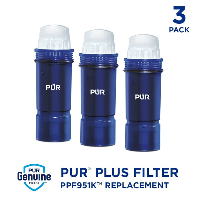PUR PLUS Water Pitcher Replacement Filter with Lead Reduction, 3 Pack, PPF951K3