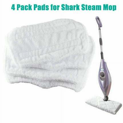 Paddsun 4Pcs Replacement Microfiber Pads For Shark Steam Mop S3251 S3101 Xt3010 Se200