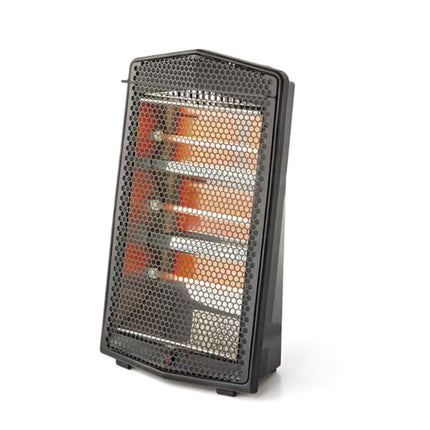 Pelonis 1500W Ultra Quiet Quartz Radiant Heater, PSH20Q3ABB, Black