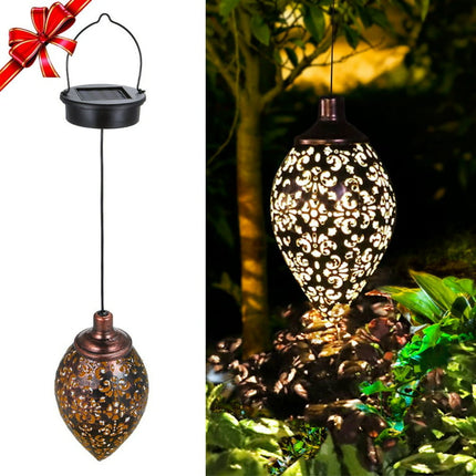 Ponyta Hanging Solar Lights Tomshine Solar Lantern LED Garden Lights Metal Lamp Waterproof for Outdoor Hanging Halloween Christmas Decorations Decor