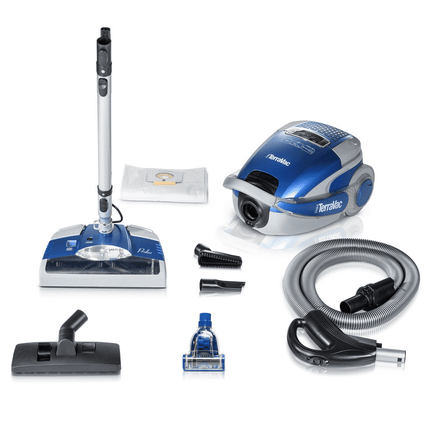 Prolux Tereva 5-Speed Quiet Canister Vacuum Cleaner with Sealed HEPA Filter