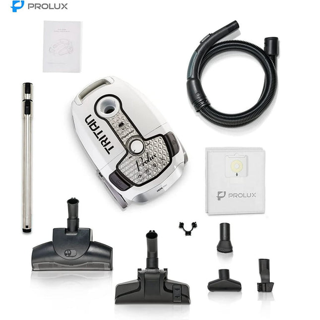 Prolux Tritan Canister Vacuum HEPA Sealed Hard Floor with Powerful 12 Amp Motor