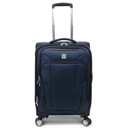 Protege Ashfield 20" Carry On 8-Wheel Spinner Luggage Navy (Walmart Exclusive)