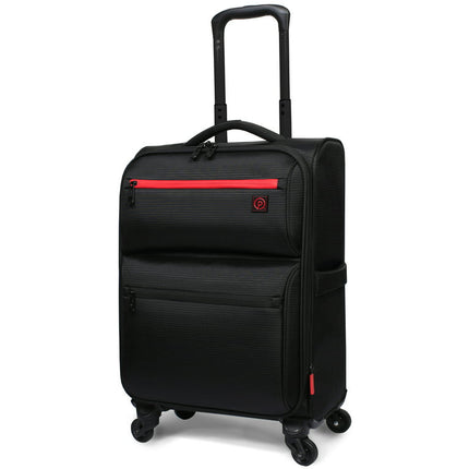 Protege Trulite 20" Lightweight Carry On Luggage Black, 23" x 9" x 14.25", 4.7lbs