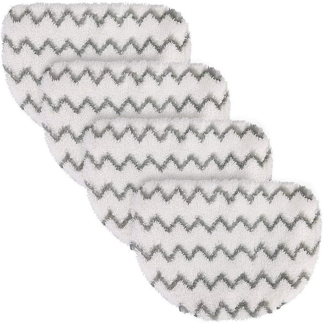 QJUHUNG 4 Pack Steam Mop  Pads Compatible with Bissell Powerfresh Steam Mop 1940 1806 1544 1440 2075A 2685A Series  Part # 5938 & 203-2633  1606668 & 1606669